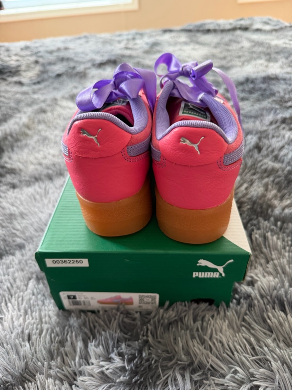 PUMA Palermo Elevata Platform Sneakers - Magic Rose | Caramel Latte - Picture 5 of 6